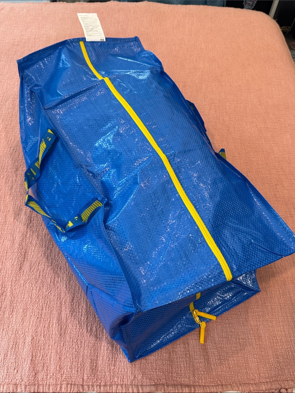 IKEA duffel bag 20 gallon capacity Zip Storage Bag w/ handle and backpack straps